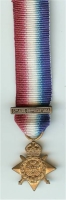 1914 Star With Mons Bar